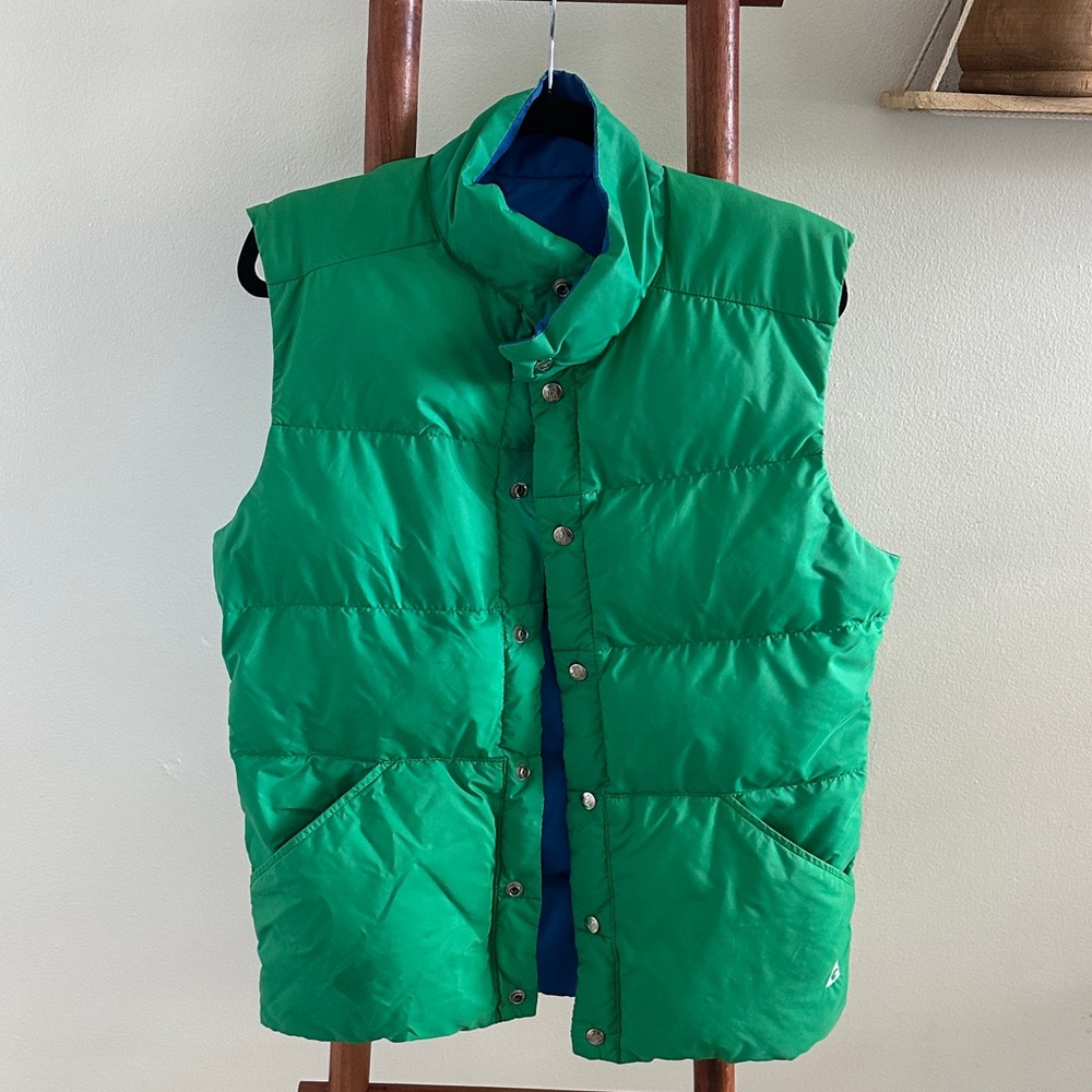 Vintage retro 90s reversible down jacket